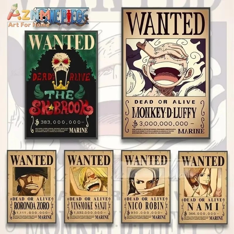 Vintage Fashion Wall Art - Stampa su Tela AZNM One Piece