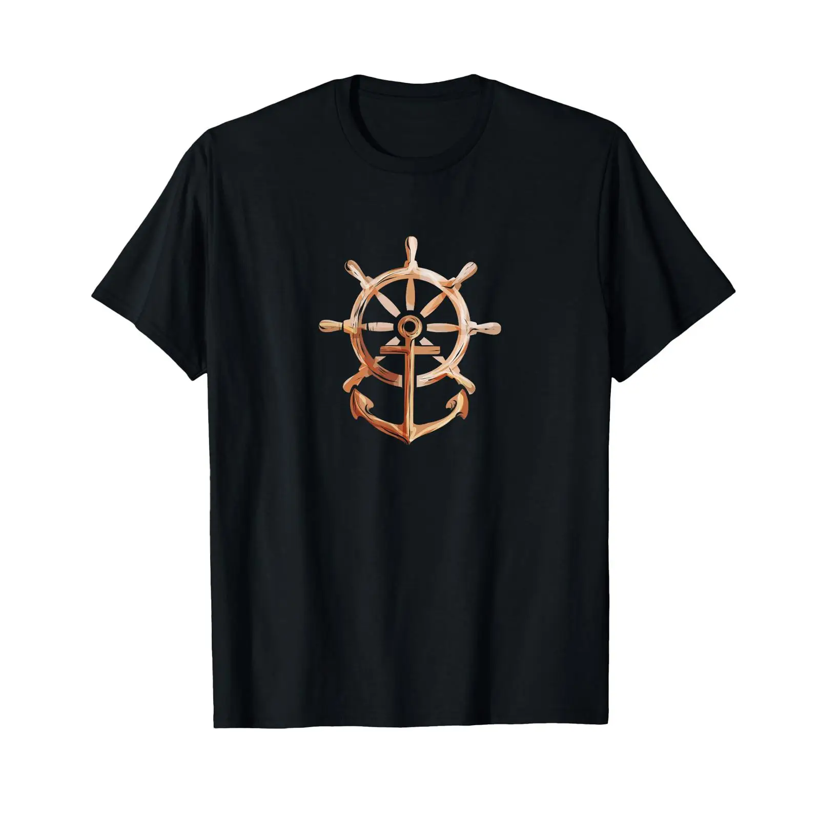 Vintage Fashion Wheel - T-shirt vintage Captain for Sailors Sea