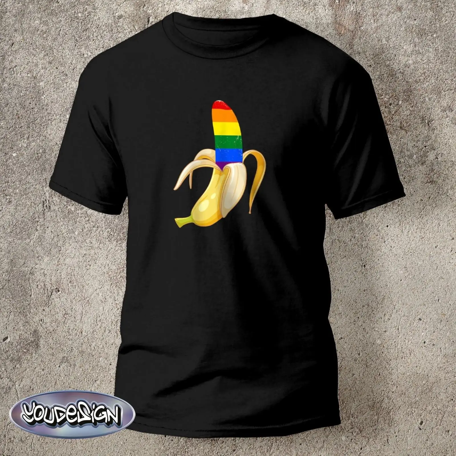 Vintage Queer Fashion - T-shirt Banana LSBTIQ LGBTQ Queer CSD
