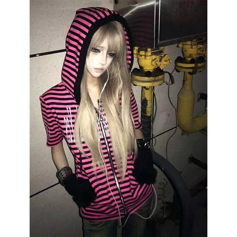 Vintage Fashion Subculture - Magliette Estive da Donna Stile Y2K