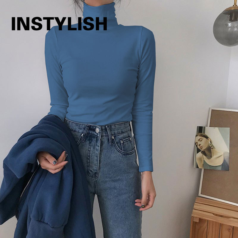 Vintage Fashion Years - Maglione dolcevita a maniche lunghe da