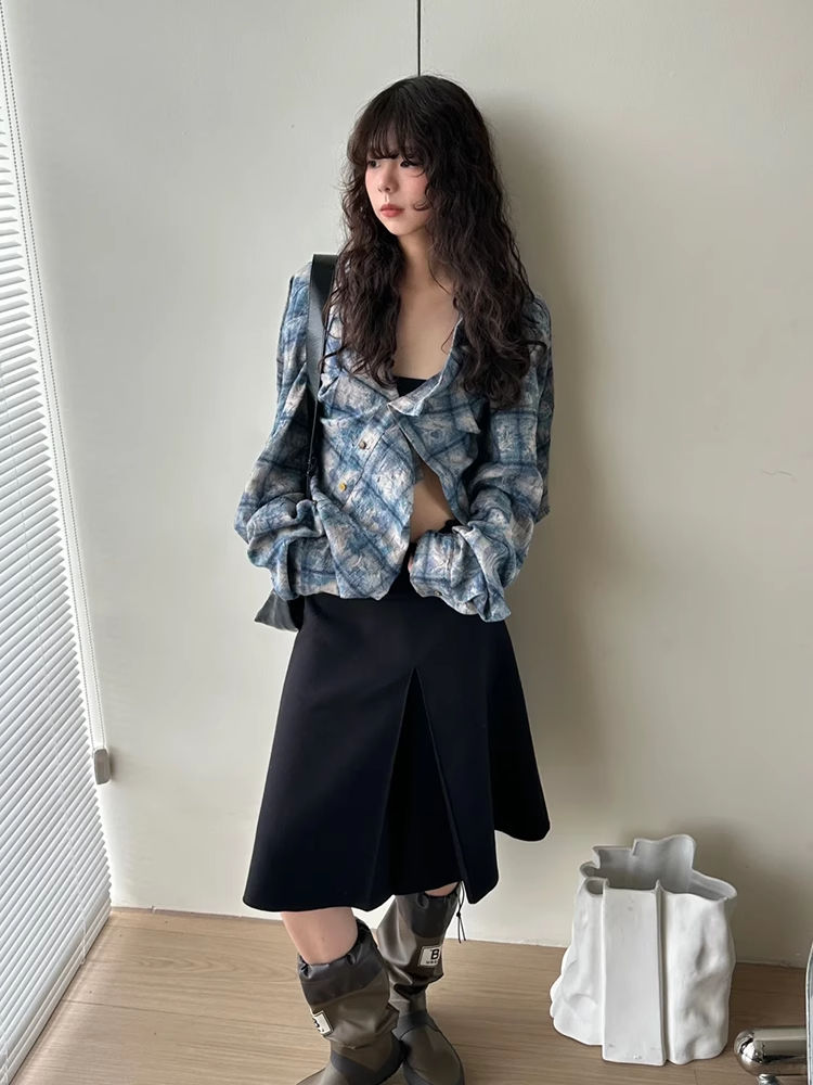 Vintage Fashion Years - Nuova Camicia Estiva Casual da Donna,