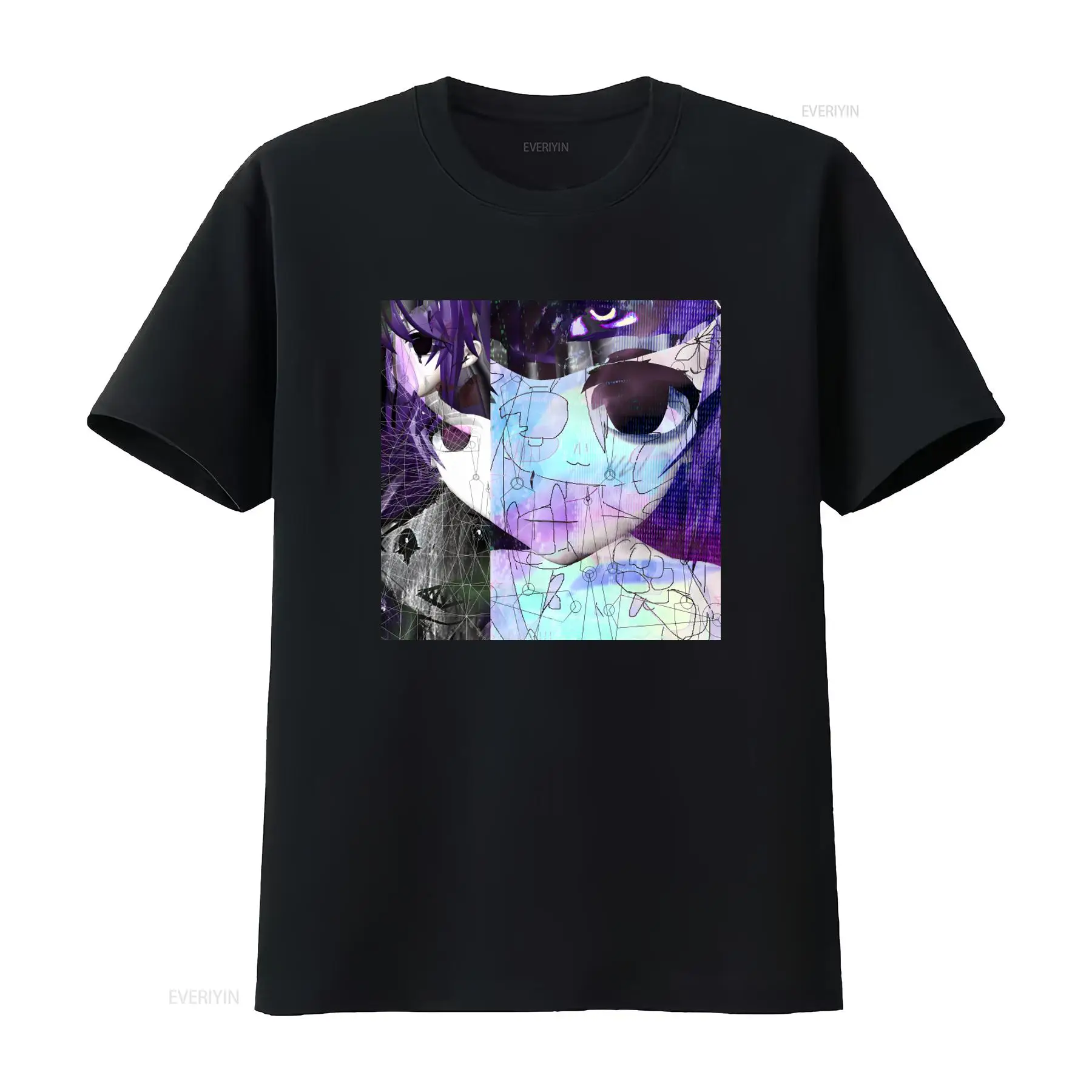 Vintage Fashion Art - Maglietta Sewerslvt Skitzofrenia Simulation con copertina