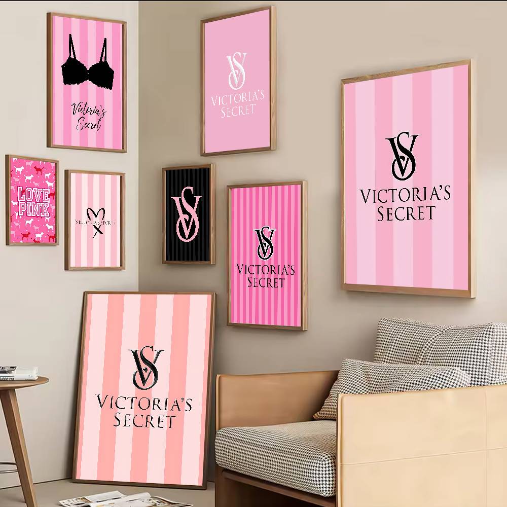 Vintage Fashion Illustration - V-Victorias-Fashion-S-Secret Poster vintage, stampe su carta
