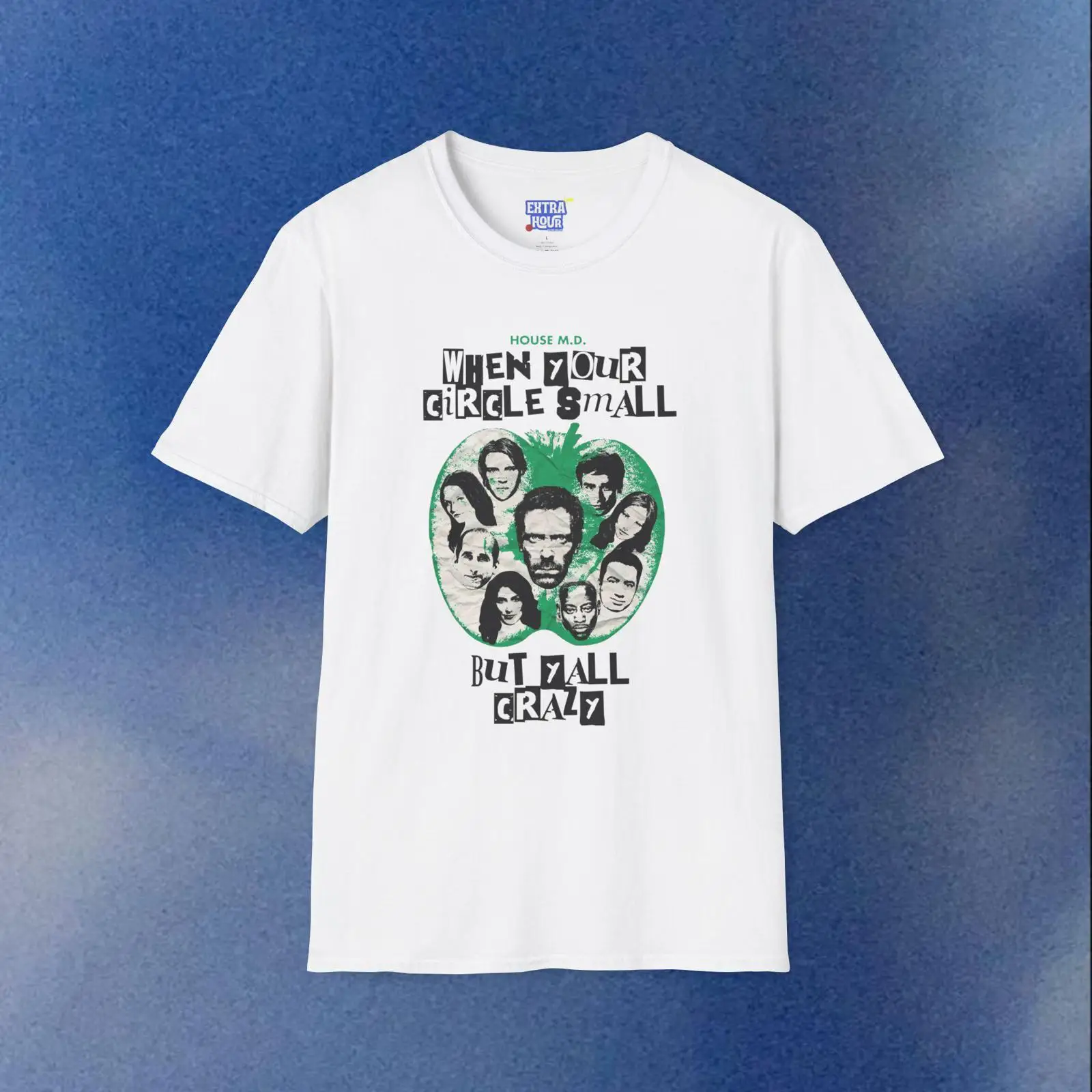 Vintage Fashion Houses - T-shirt 'When Your Circle's Small But