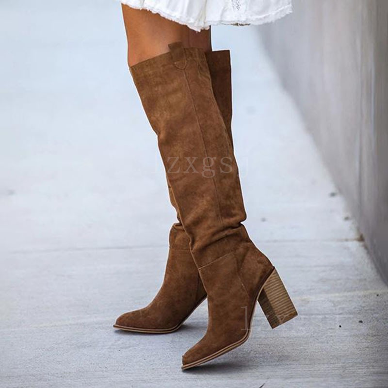 Vintage Fashion Boots - Stivali da donna Moda Casual Vintage