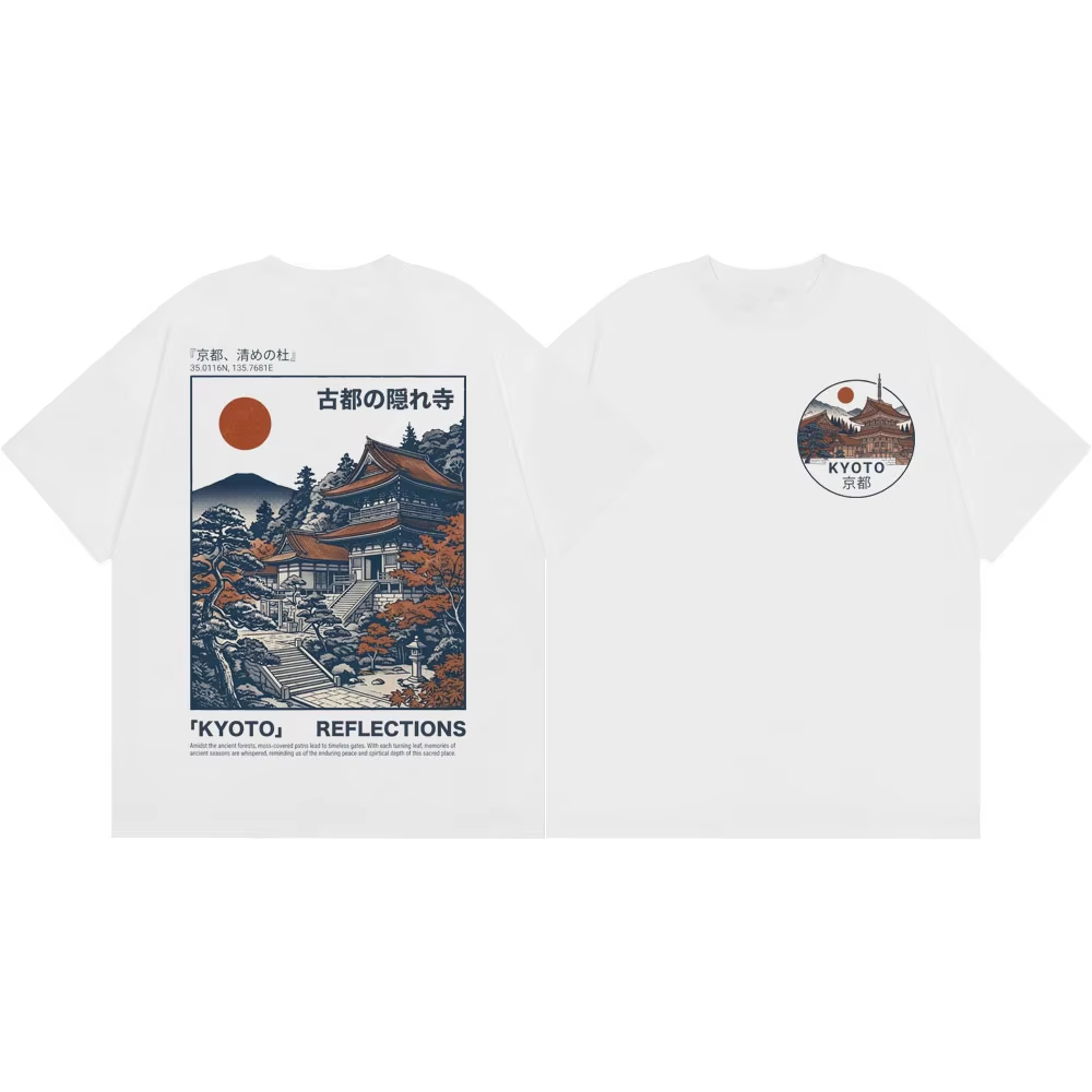 Vintage Fashion Kyoto - T-shirt Oversize Unisex con Stampa Grafica