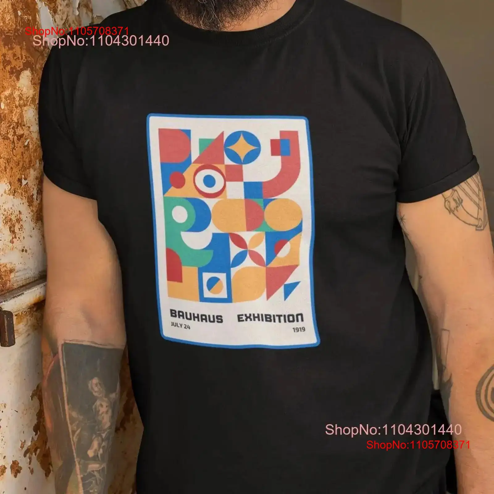 Vintage Fashion Exhibition - T-shirt Arte Astratta Geometrica Bauhaus, Poster