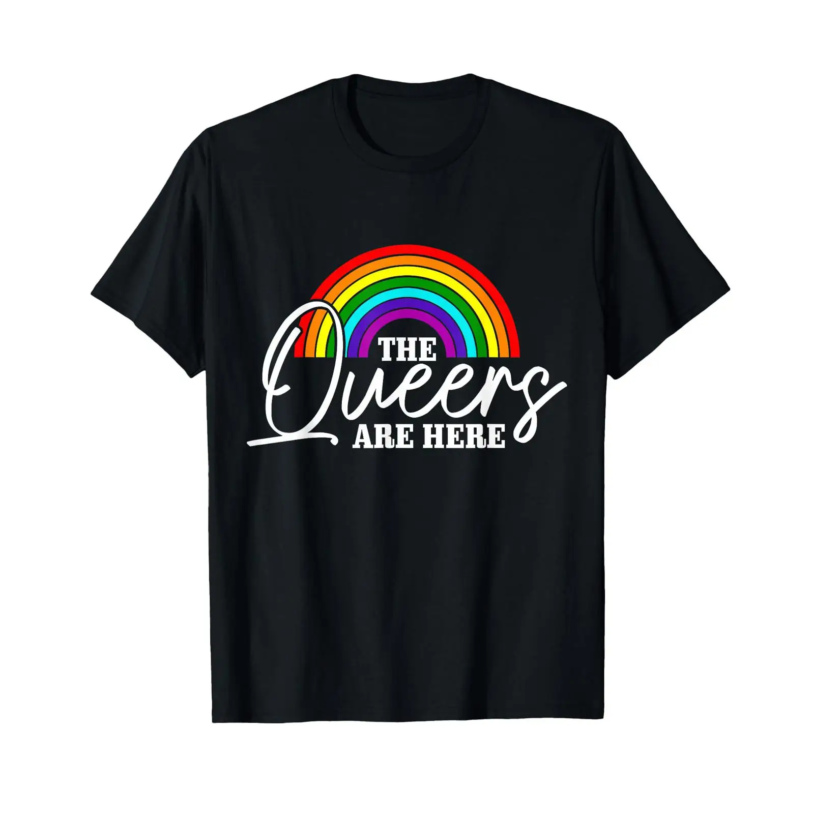 Vintage Queer Fashion - Maglietta LGBT con Bandiera Arcobaleno 'Die
