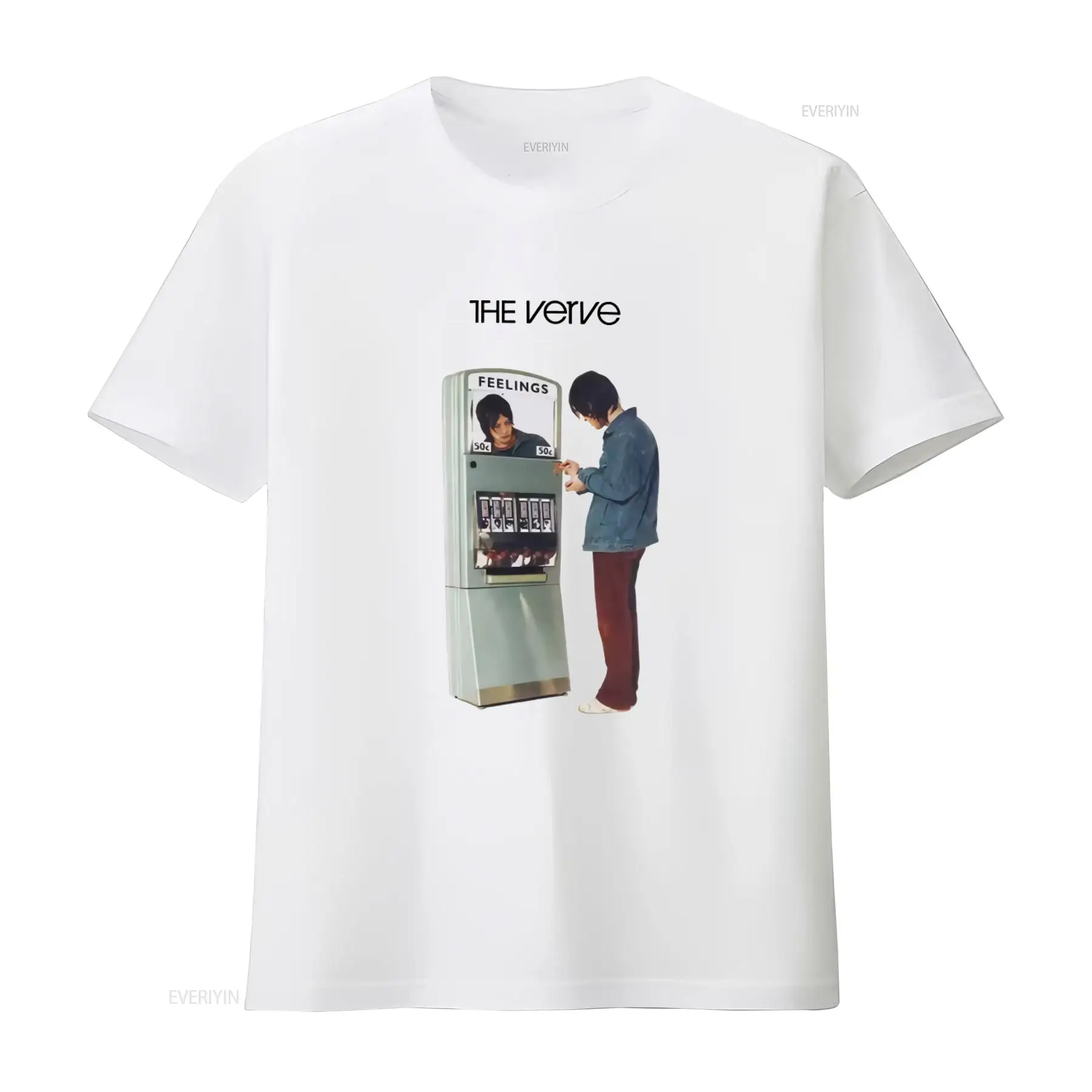 Vintage Fashion Art - T-shirt The Verve Band con design