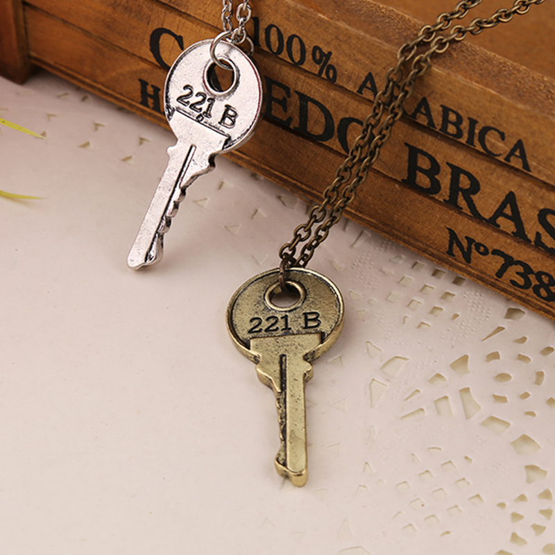 Vintage Fashion Houses - Sherlock 221b House Key collana collane