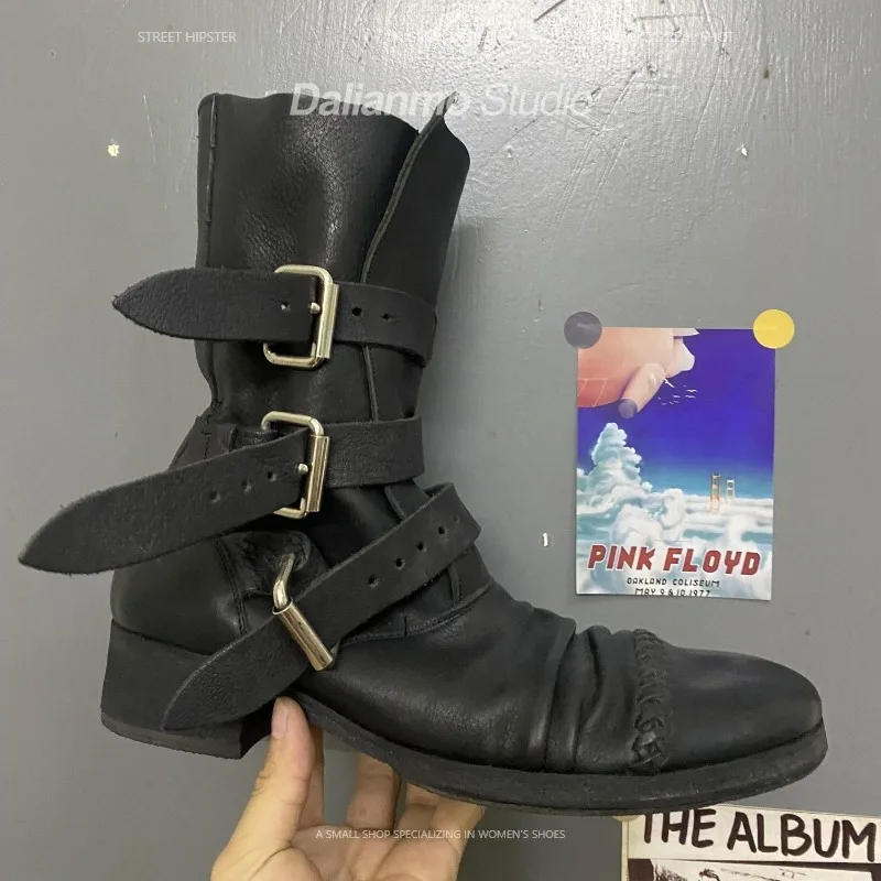 Stivali da moto in vera pelle  - Vintage Fashion Boots recensione e prezzo