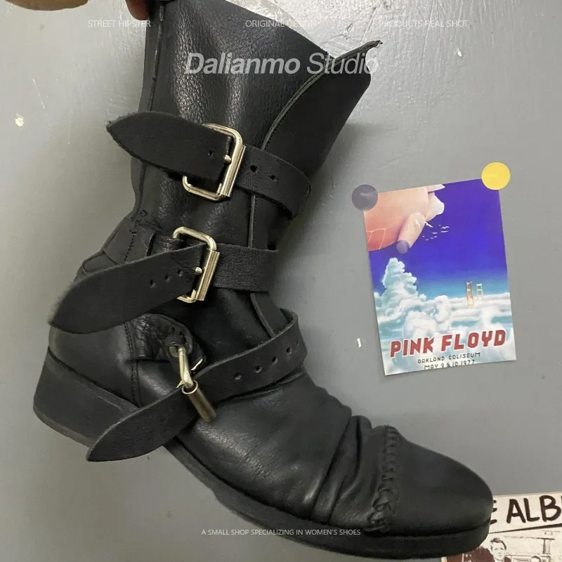 Stivali da moto in vera pelle  - Vintage Fashion Boots recensione e prezzo