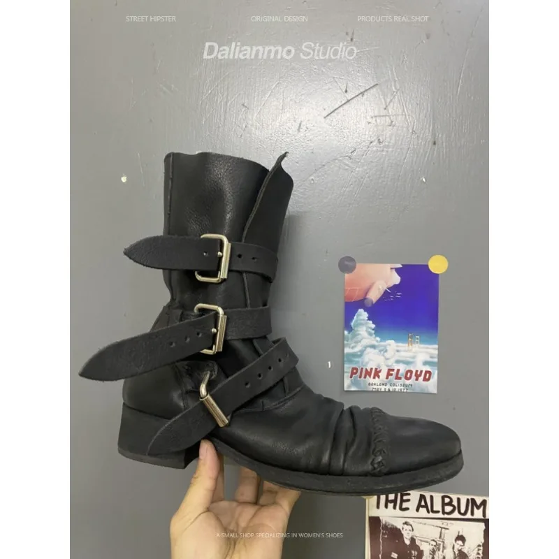 Stivali da moto in vera pelle  - Vintage Fashion Boots recensione e prezzo