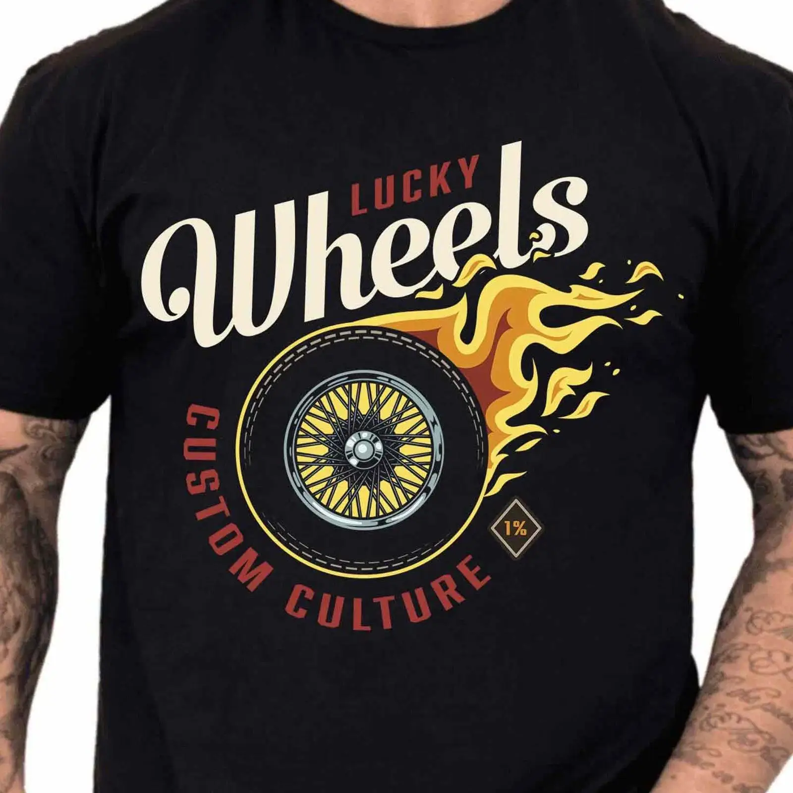 T-shirt personalizzata Lucky W - Vintage Fashion Wheel recensione e prezzo
