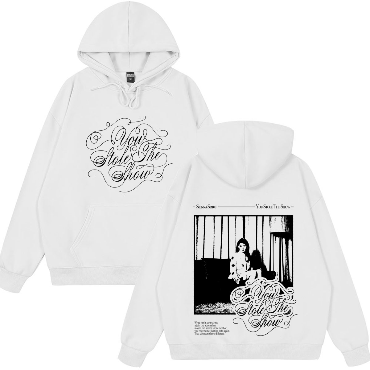 Felpa con Cappuccio Grafica Si - Vintage Fashion Houses recensione e prezzo