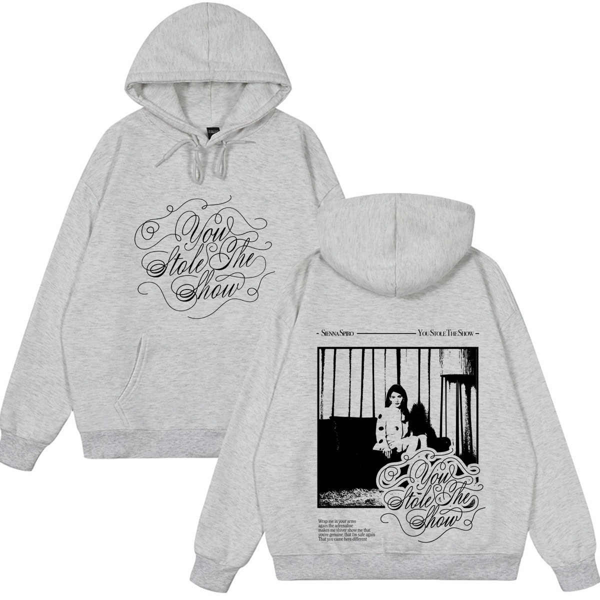 Felpa con Cappuccio Grafica Si - Vintage Fashion Houses recensione e prezzo