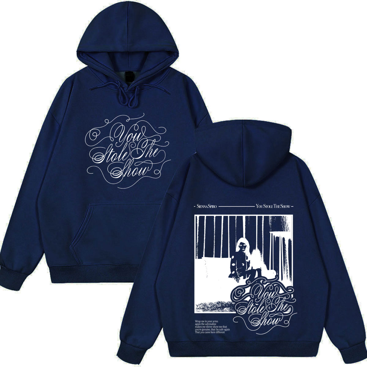 Felpa con Cappuccio Grafica Si - Vintage Fashion Houses recensione e prezzo