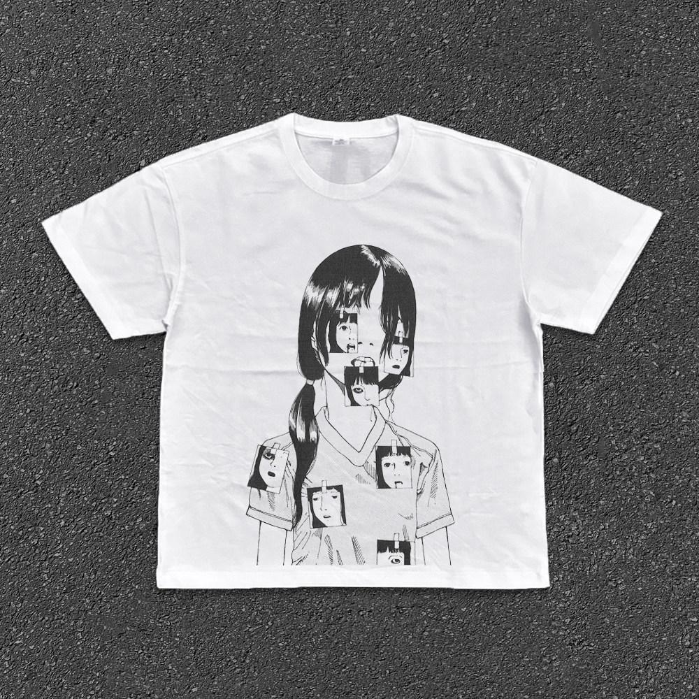 T-shirt a maniche corte in cot - Vintage Fashion Illustration recensione e prezzo