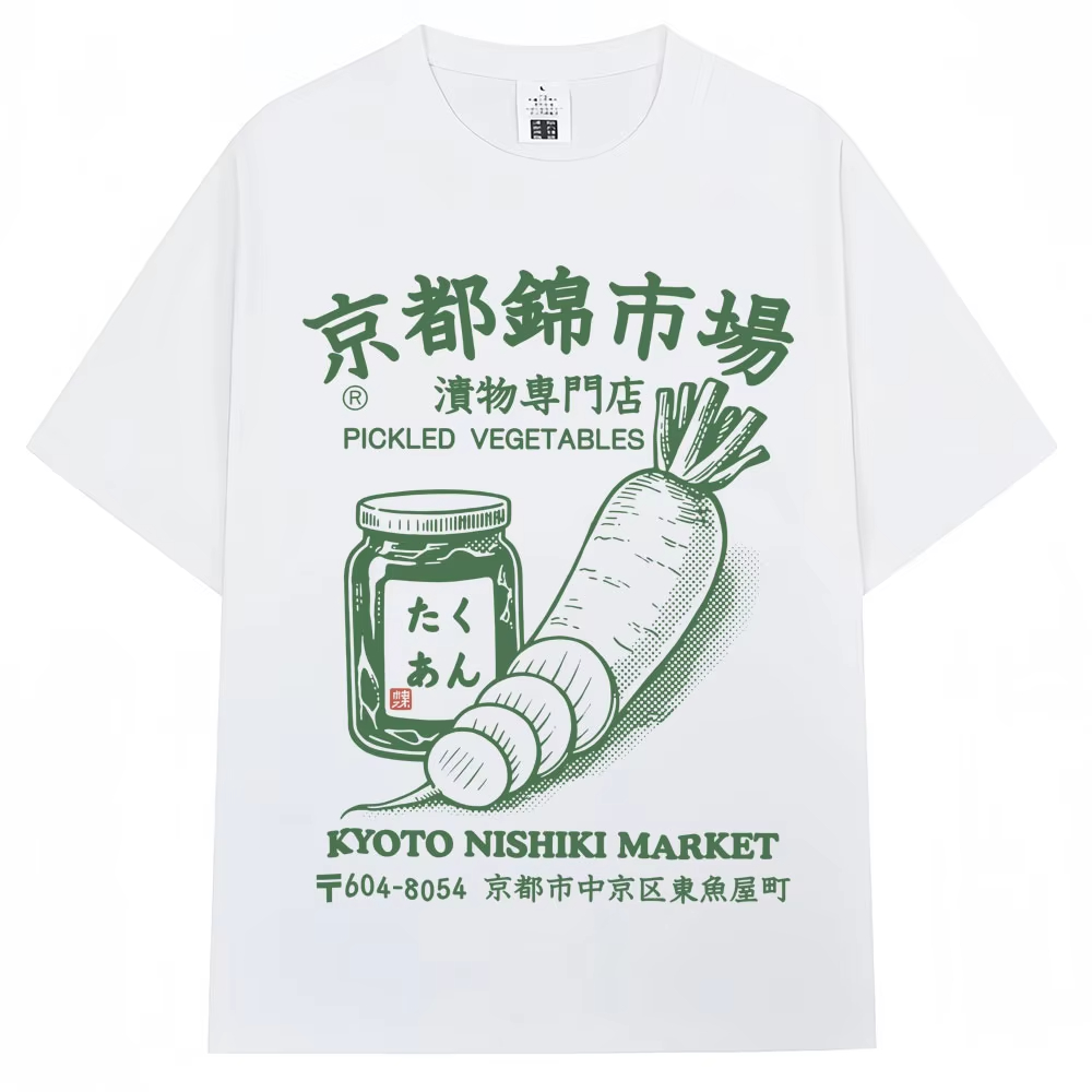 T-shirt con stampa del mercato - Vintage Fashion Kyoto recensione e prezzo