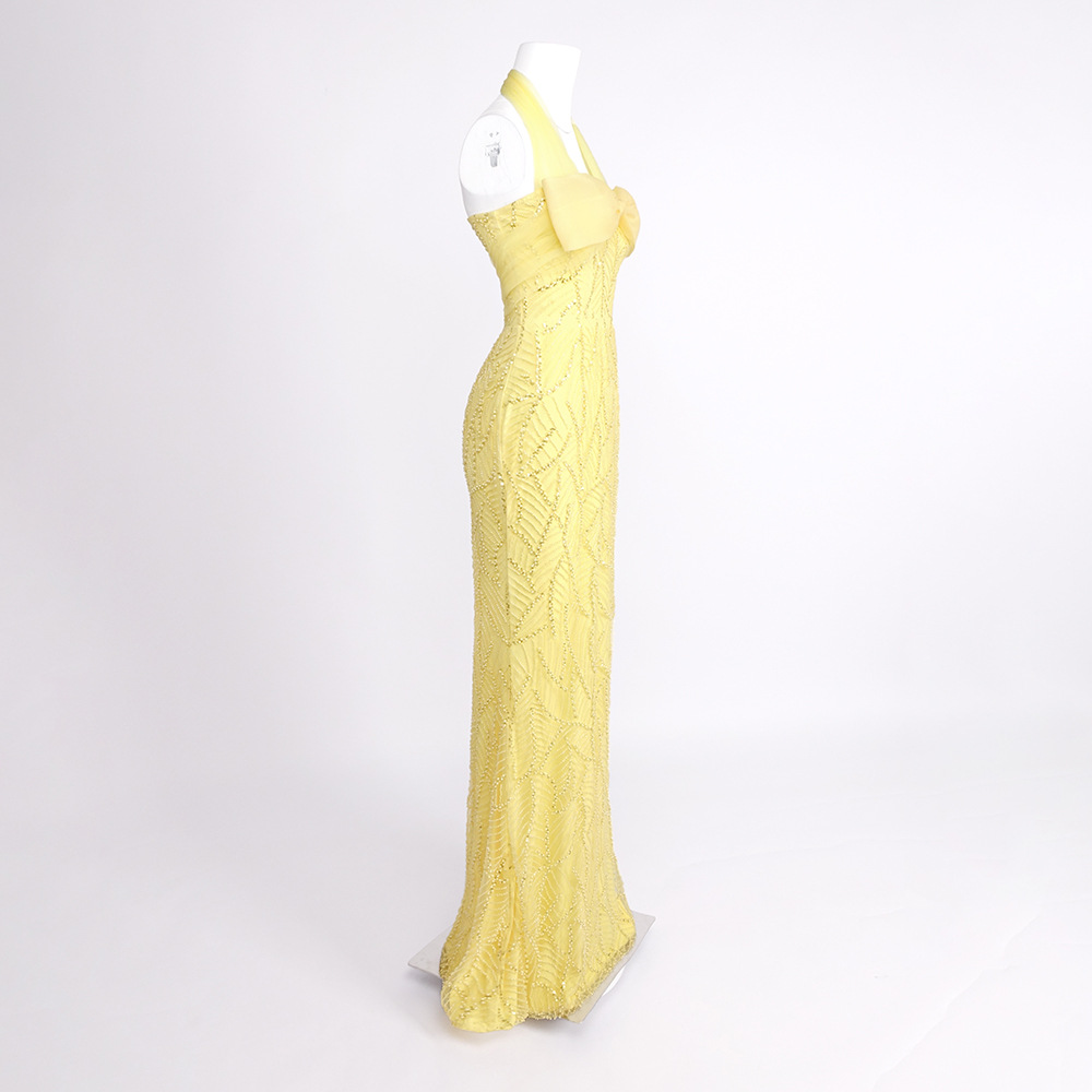 Abito da ballo vintage giallo  - Vintage Fashion Exhibition recensione e prezzo