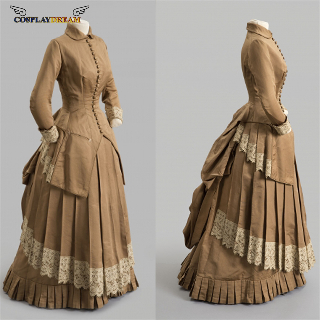 Abito alla moda del XIX secolo - Vintage Fashion Women Dresses recensione e prezzo