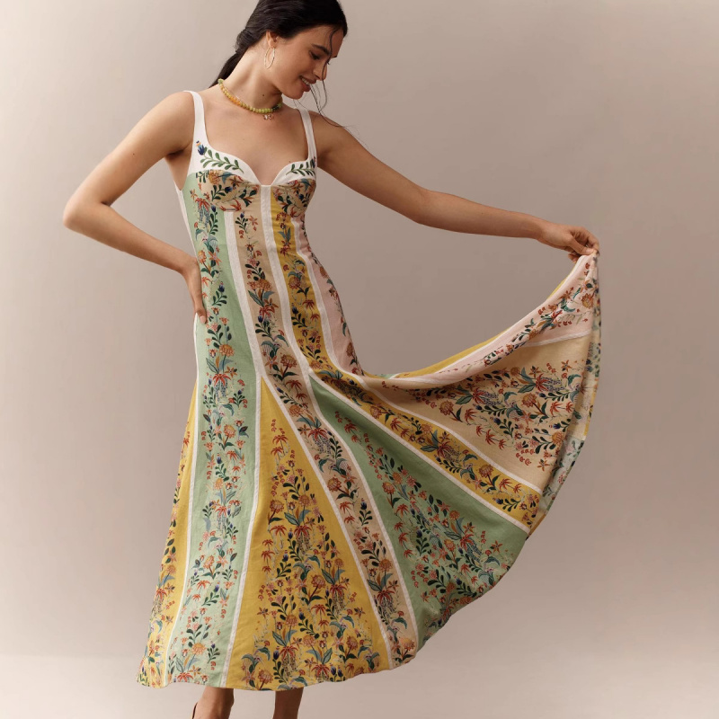 Abito lungo elegante da donna  - Vintage Fashion Women Dresses recensione e prezzo
