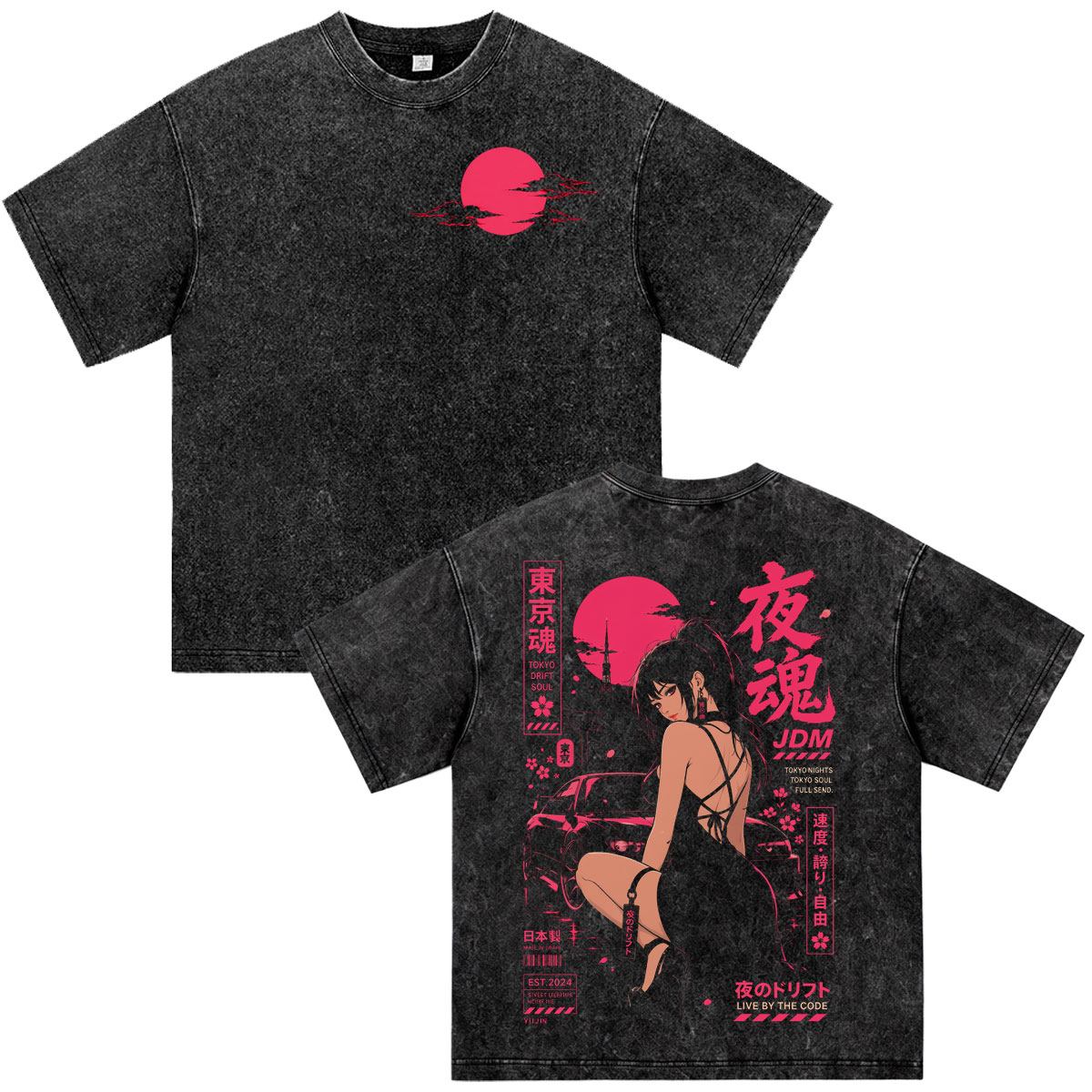 T-shirt Vintage Lavata Anime I - Vintage Fashion Kyoto recensione e prezzo