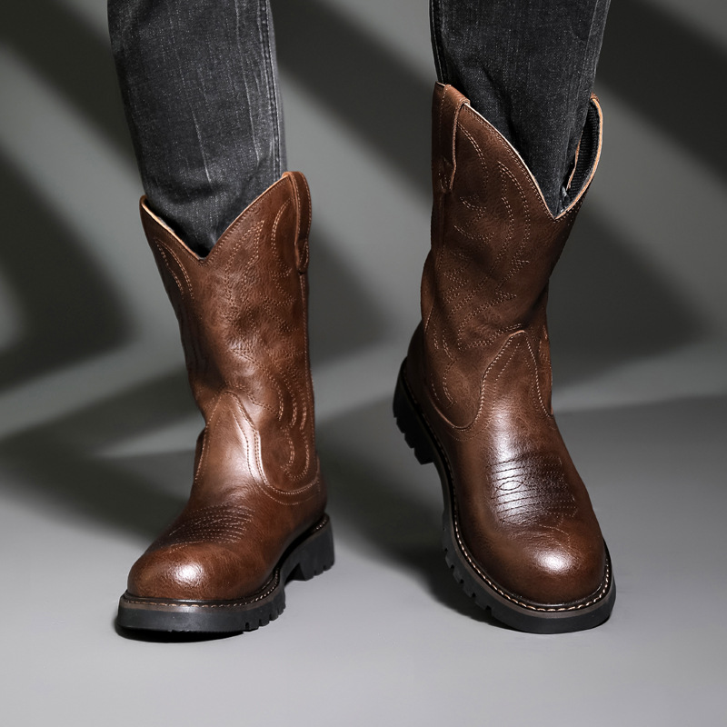Stivali da cowboy da uomo di m - Vintage Fashion Boots recensione e prezzo