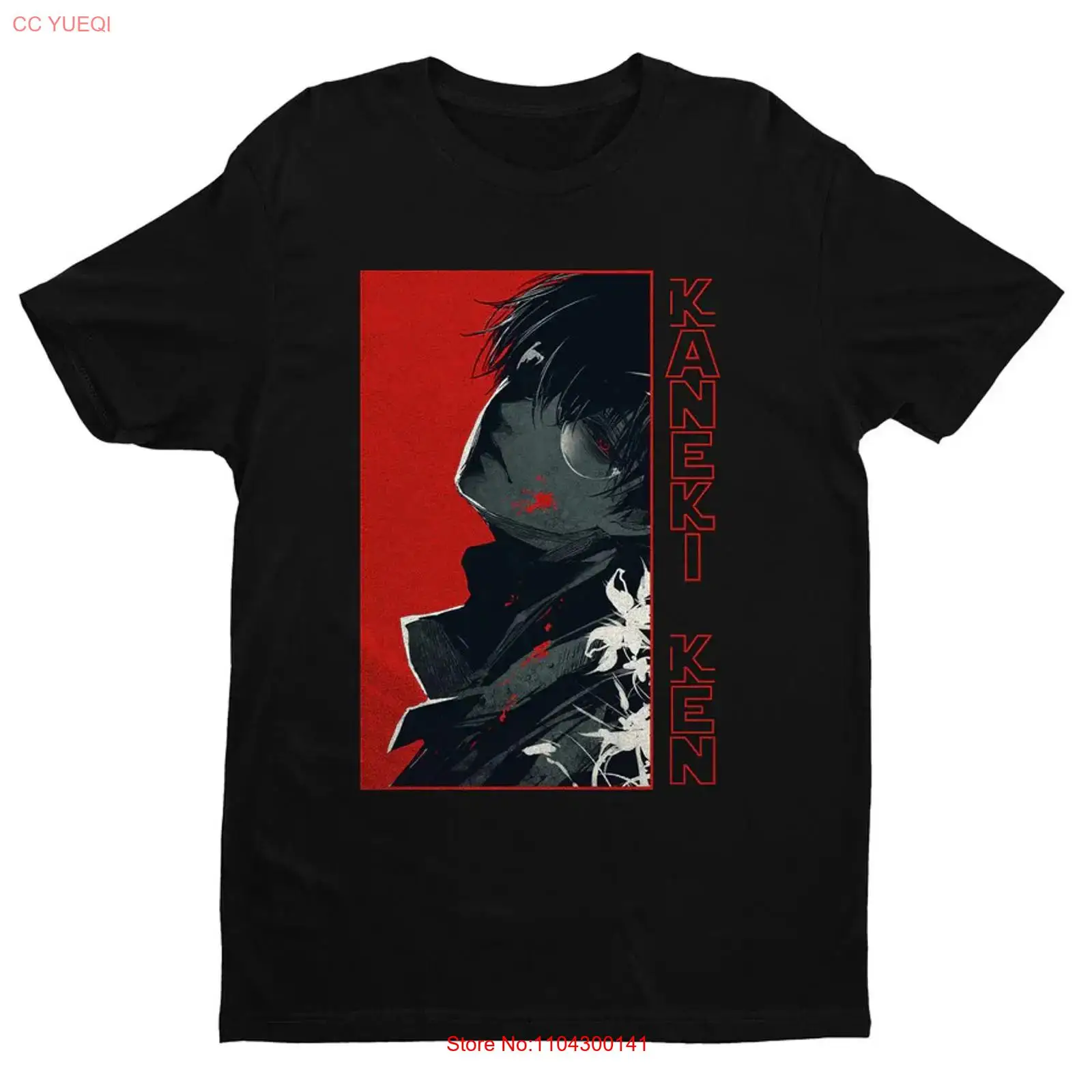 Maglietta nera Anime Kaneki Ke - Vintage Fashion In Tokyo recensione e prezzo