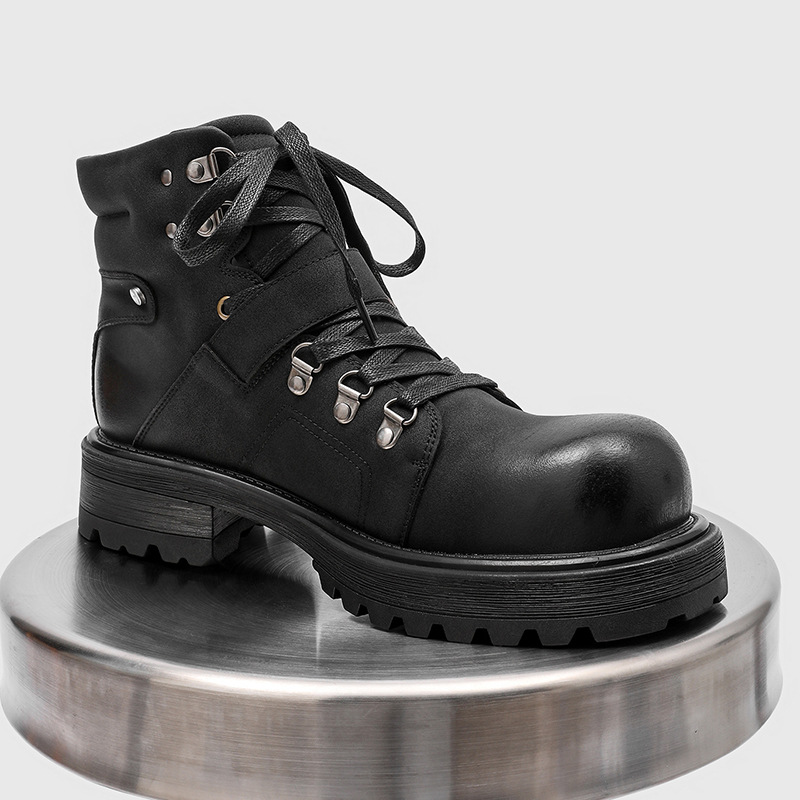 Stivali in pelle da uomo di ma - Vintage Fashion Boots recensione e prezzo
