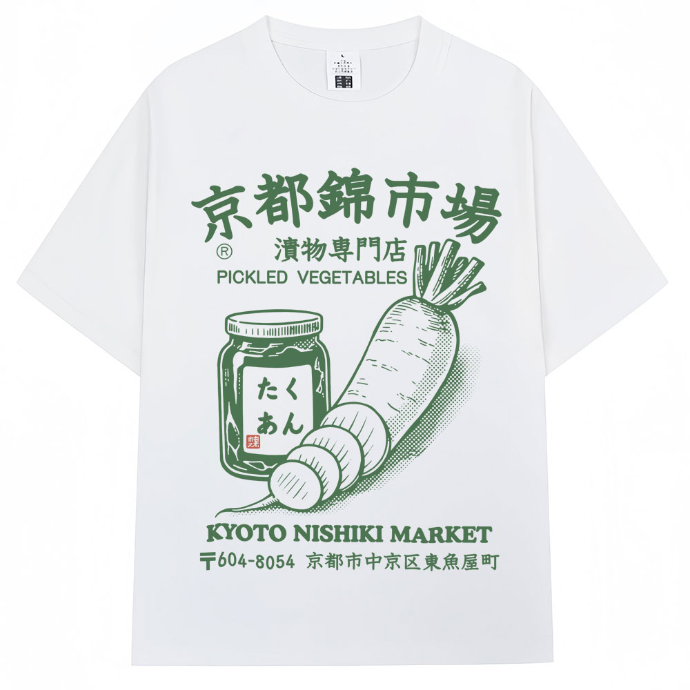 T-shirt con stampa del mercato - Vintage Fashion Kyoto recensione e prezzo